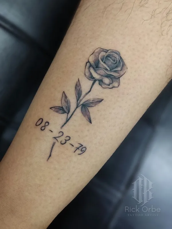 black and grey black and grey tattoo on forearm #58683 | Tattoo Artist Rick Orbe