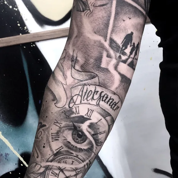 Чёрная tattoo by КИРИЛЛ ШЕВЧЕНКО in Ростов-на-Дону