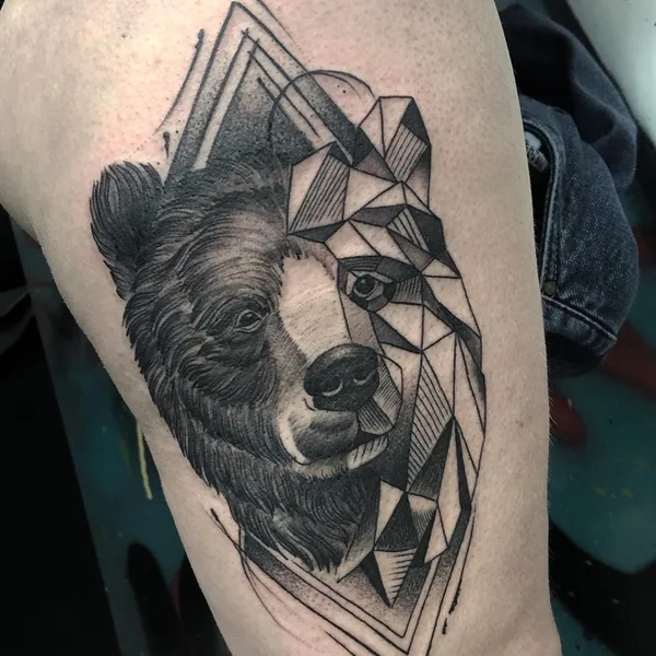 Чёрная tattoo by КИРИЛЛ ШЕВЧЕНКО in Ростов-на-Дону