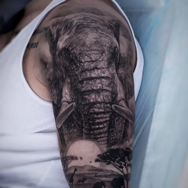 Realism tattoo by Alexander Suvorov