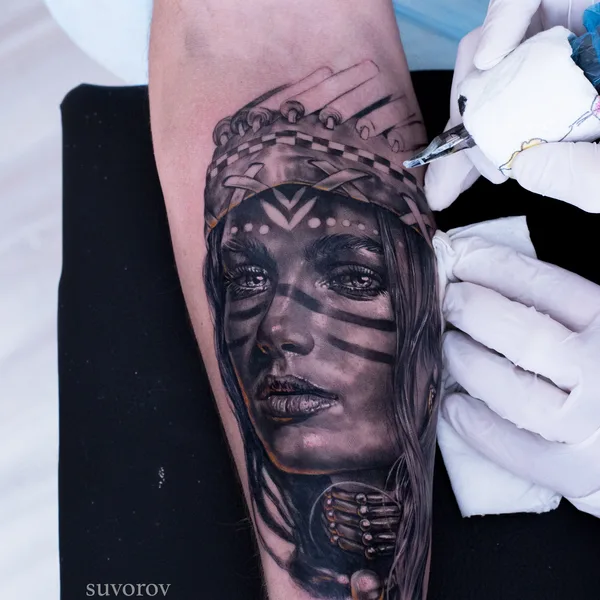 Realism tattoo by Alexander Suvorov