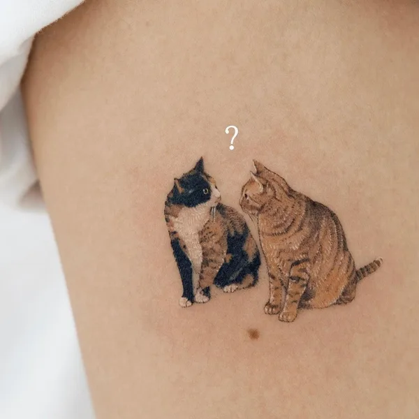 Watercolor tattoo by Dasol Kim in Los Angeles