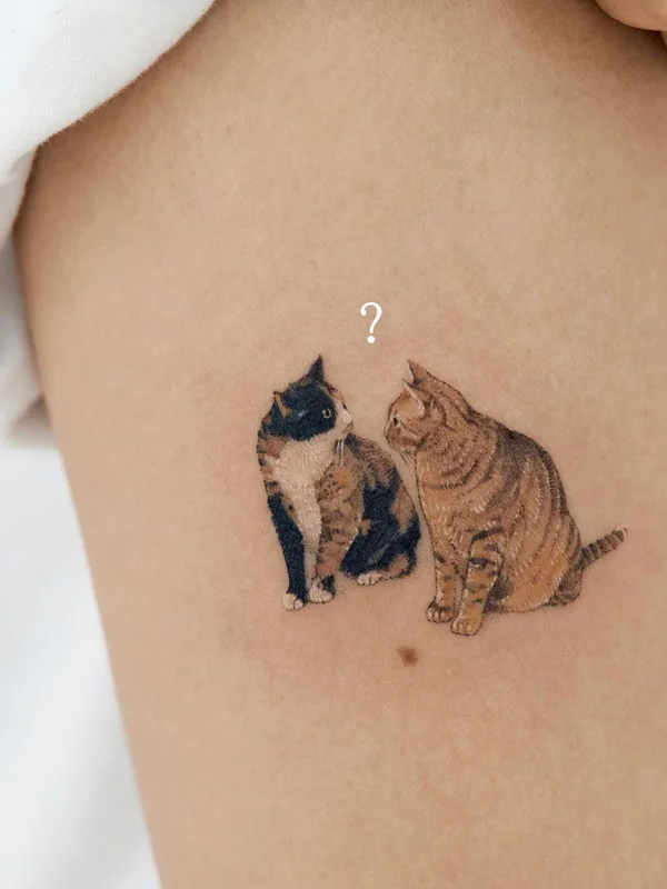 female color miniature tatouage sur shoulder #46279 | Artiste tatoueur Dasol Kim