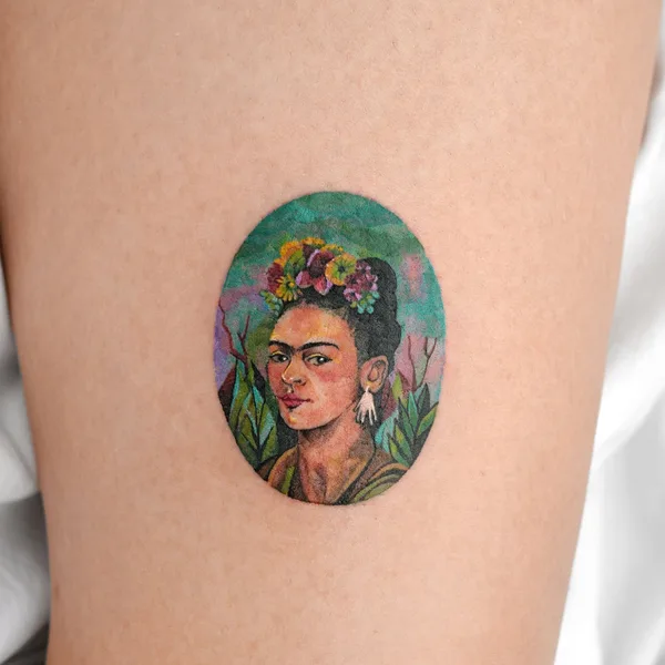 Watercolor tattoo by Eden in Seoul