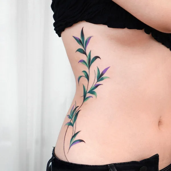 Watercolor tattoo by Eden in Seoul