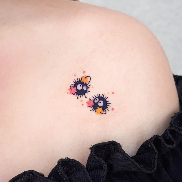 Watercolor tattoo by Eden in Seoul