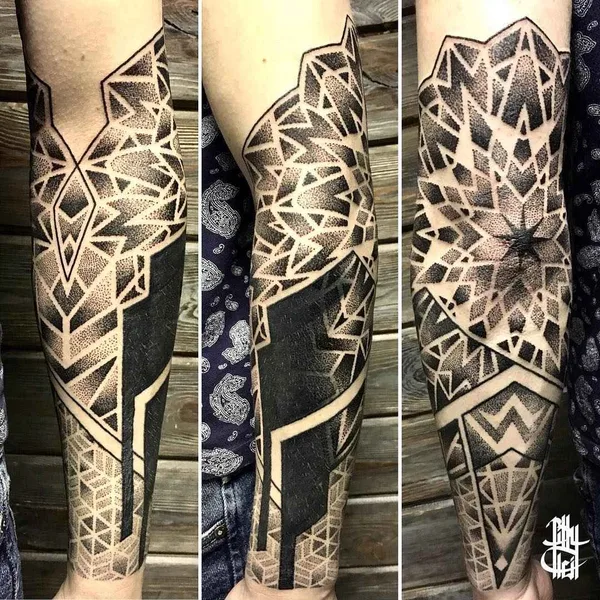 Dotwork tattoo by Billy Heil in Minsk