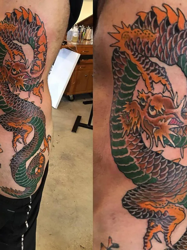 color japanese татуировка на side #22740 | Тату мастер Ami James