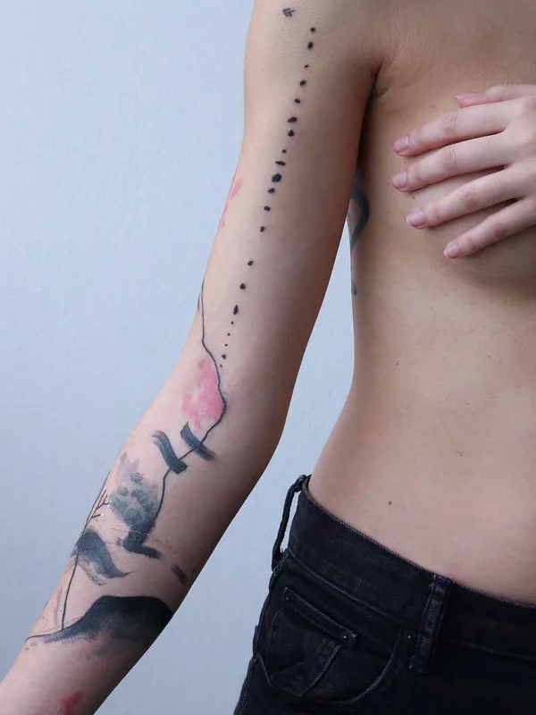 Author's Style tattoo by Maison Métamose in Paris
