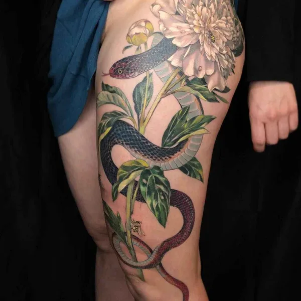 Neo Traditional tattoo by Stephanie Brown in Chicago