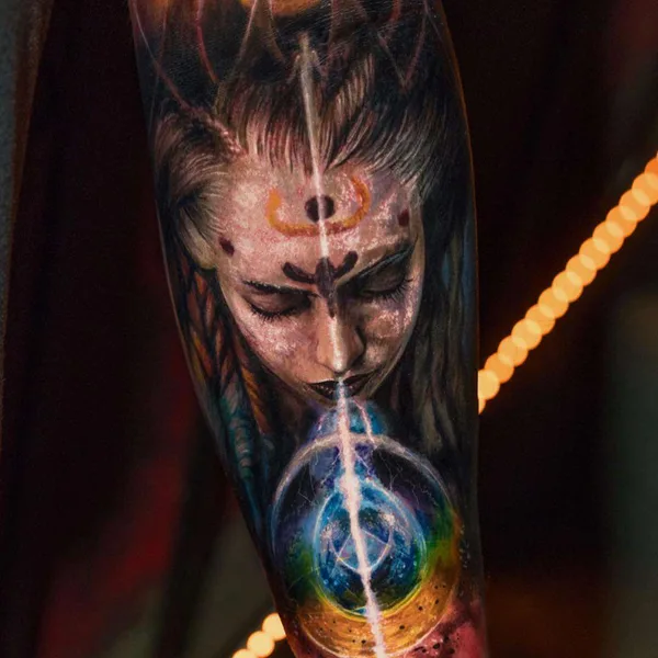 Авторская tattoo by Yomico Moreno in New York City