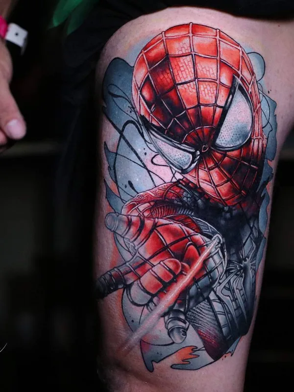 color realism tatuaje en thigh #26462 | Tatuador Michael Cloutier