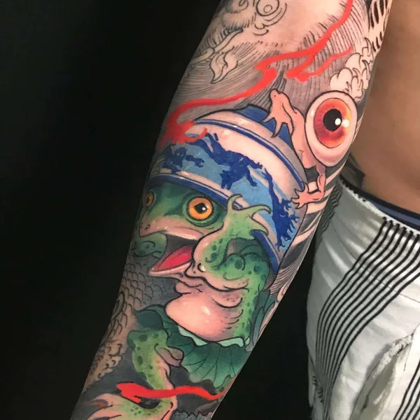 Traditional tattoo by Jee Sayalero