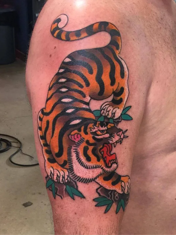 male color japanese татуировка на upper arm #22743 | Тату мастер Ami James