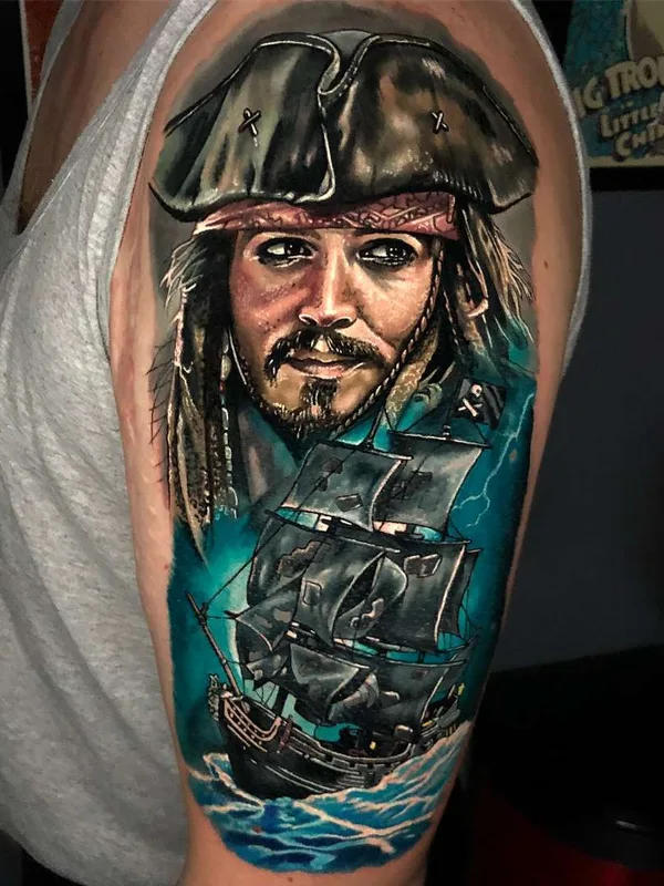 color realism tatouage sur upper arm #22552 | Artiste tatoueur Alex Rattray