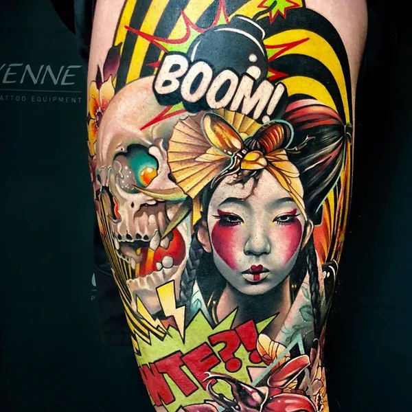 Авторская tattoo by Анжелика Карташева in Ростов-на-Дону