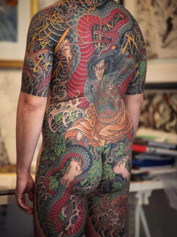 male color japanese Tatuaggio su full body #21440 | Tatuatore Johan Svahn