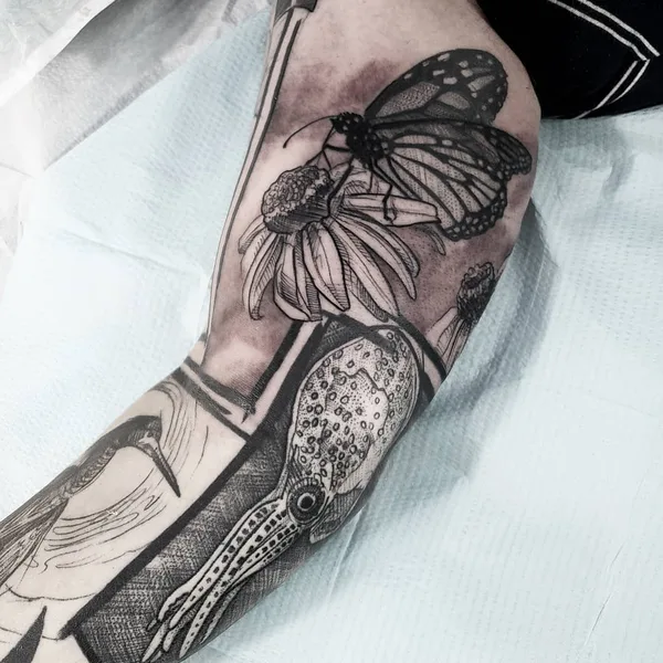 Author's Style tattoo by Mike Riina