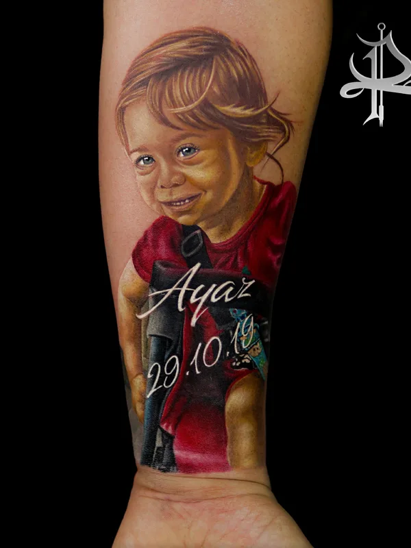 color realism татуировка на forearm #38527 | Тату мастер OĞUZ DOĞANAY