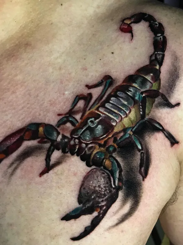 color realism tatuaje en chest #49450 | Tatuador Михаил Хвостенко
