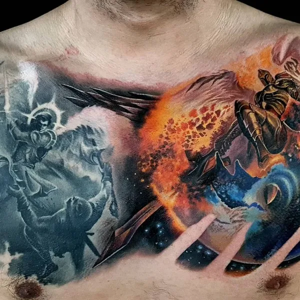 Realism tattoo by Олег Рублёв in Новосибирск
