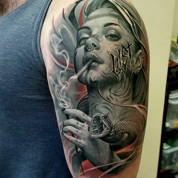 Реализм tattoo by Алексей Чайка in Екатеринбург