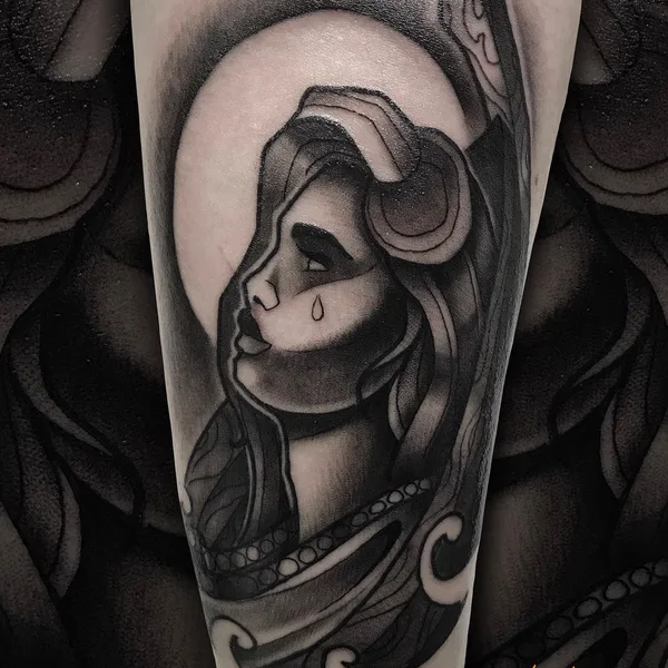 Neo Traditional tattoo by Сергей Донской in Новосибирск