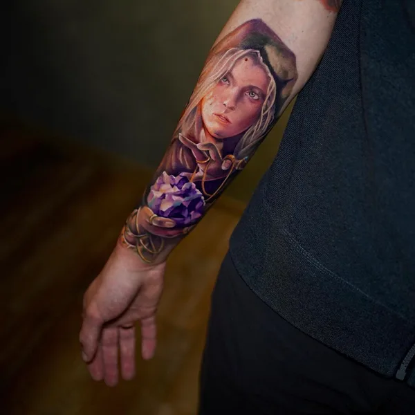 Biomechanical tattoo by Дмитрий Хирург in Новосибирск