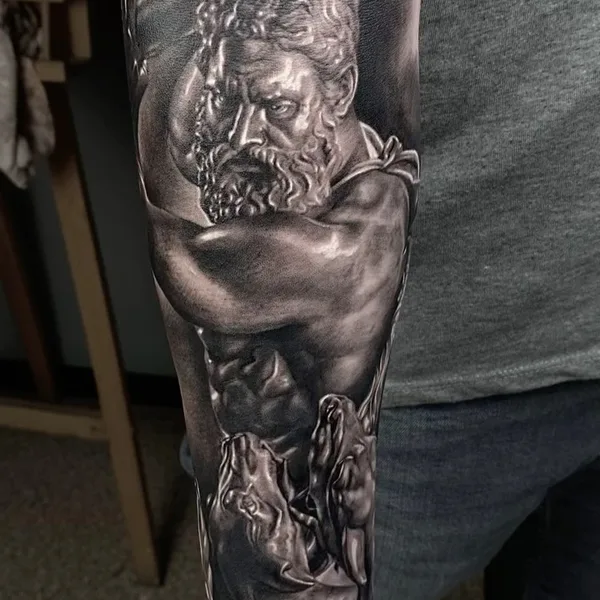 Realism tattoo by alex_dell_ in Новосибирск