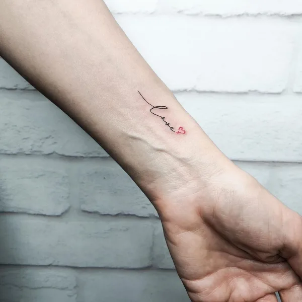 Minimalism tattoo by Алёна Грицаенко in Екатеринбург