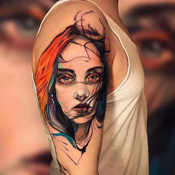 Author's Style tattoo by Mo Mori in Berlin