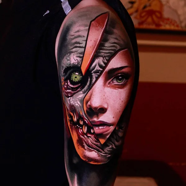 Авторская tattoo by Lukasz Smyku in Włocławek