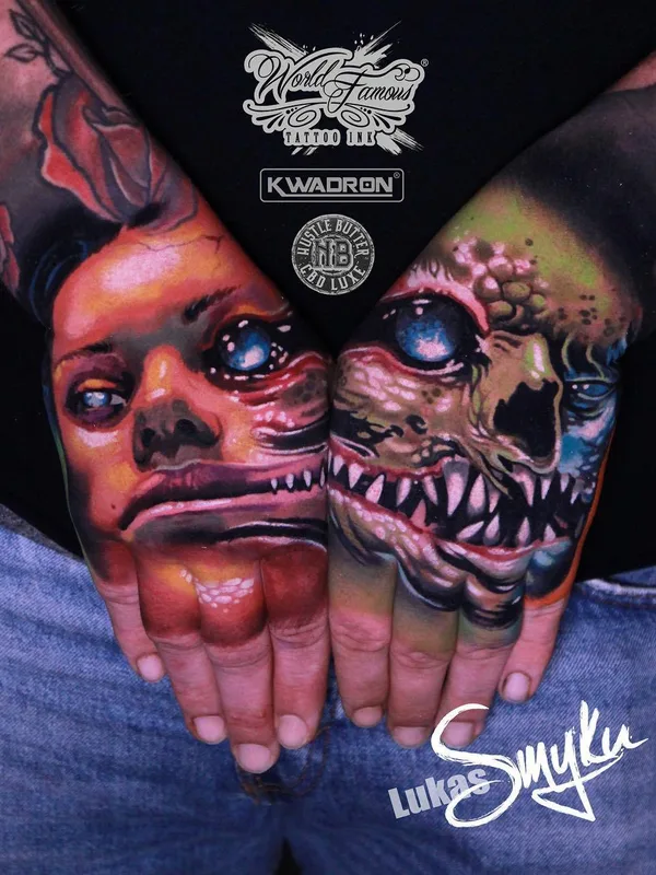 color realism tattoo on hand #29378 | Tattoo Artist Lukasz Smyku