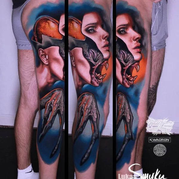 Авторская tattoo by Lukasz Smyku in Włocławek