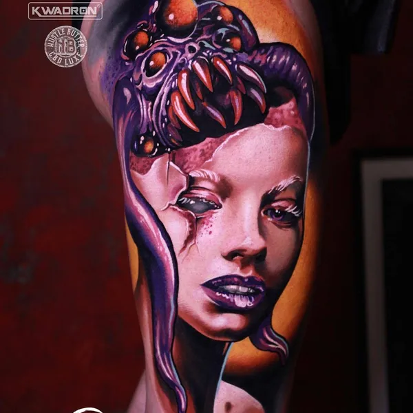Авторская tattoo by Lukasz Smyku in Włocławek