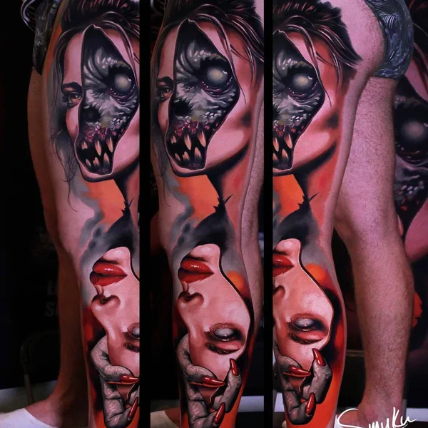 Авторская tattoo by Lukasz Smyku in Włocławek