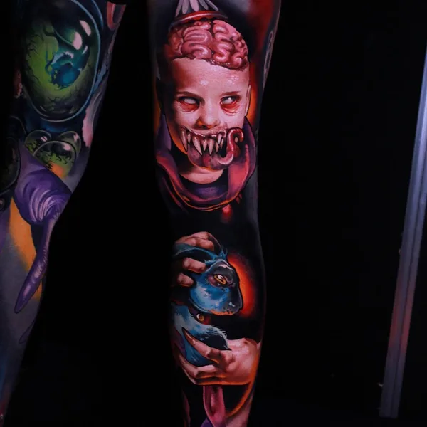 Авторская tattoo by Lukasz Smyku in Włocławek