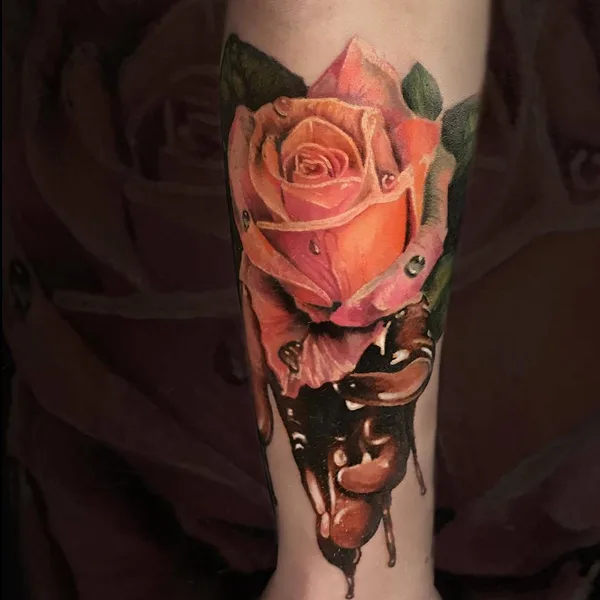 Realism tattoo by Karen Tsvetnoy in Los Angeles