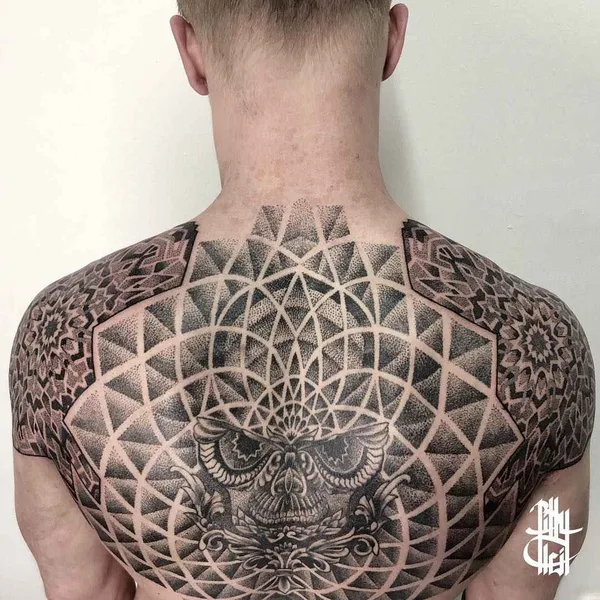 Dotwork tattoo by Billy Heil in Minsk