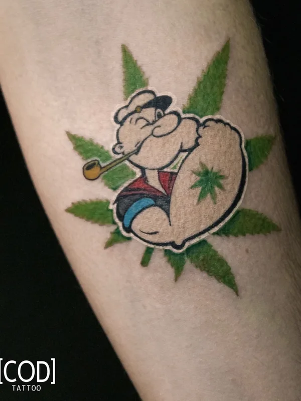 color cartoon татуировка на forearm #31543 | Тату мастер IVAN