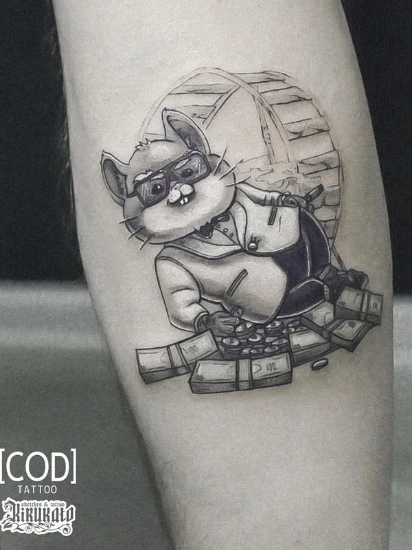 black and grey black and grey татуировка на forearm #31542 | Тату мастер IVAN