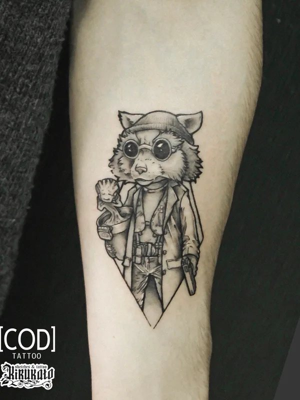 black and grey black and grey татуировка на forearm #31540 | Тату мастер IVAN