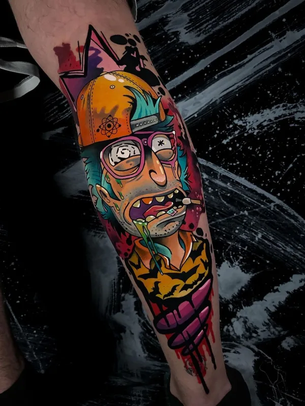 Абстрактная tattoo by Alcaz Alex in Iaşi