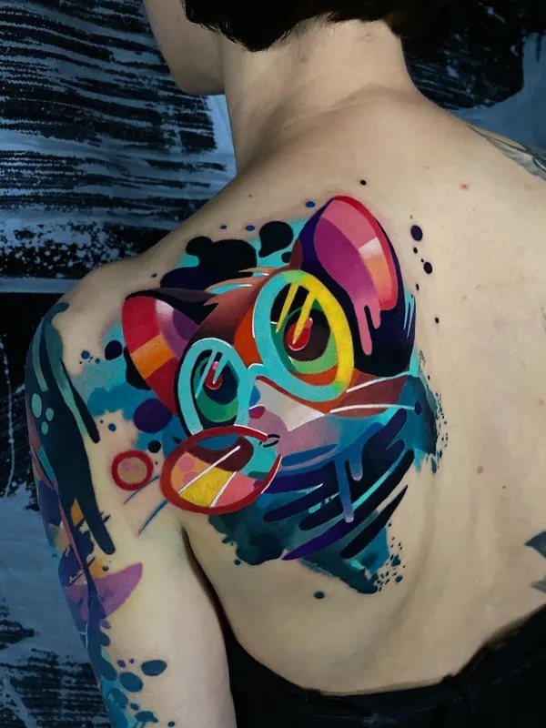 Абстрактная tattoo by Alcaz Alex in Iaşi