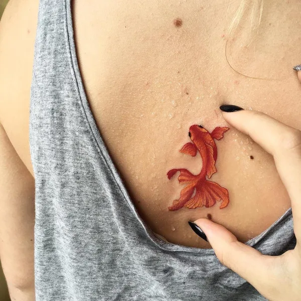 New School tattoo by Анастасия Слуцкая in Tallinn