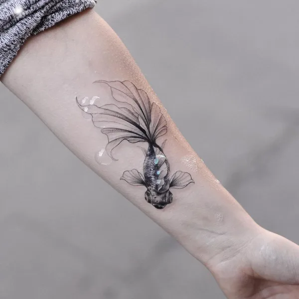 New School tattoo by Анастасия Слуцкая in Tallinn