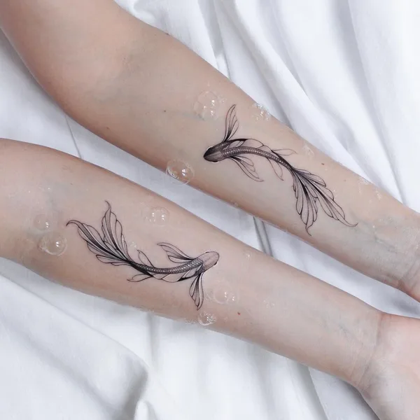 New School tattoo by Анастасия Слуцкая in Tallinn