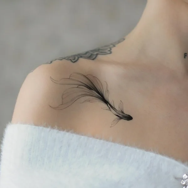 New School tattoo by Анастасия Слуцкая in Tallinn