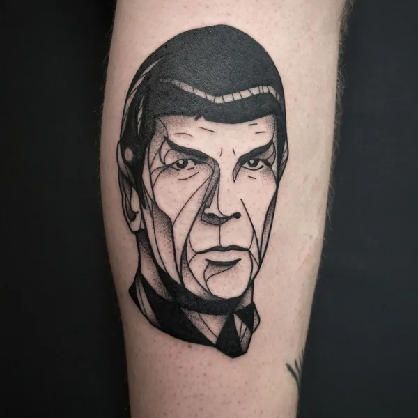 Dotwork tattoo by Christian Eisenhofer in Munich