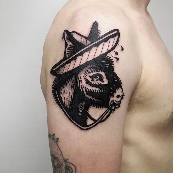 Dotwork tattoo by Christian Eisenhofer in Munich